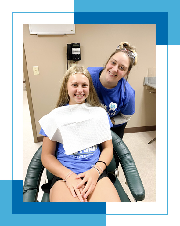 siouxland-patient-about Dental Hygienist with young patient