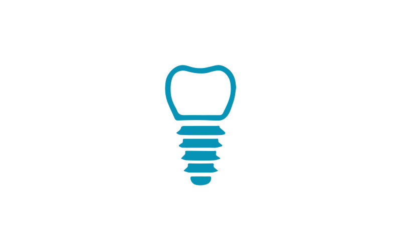 Implant Icon with white background